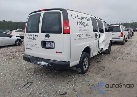 2017 GMC Savana 2500 Work Van z USA, uszkodzony, nr VIN 1GTW7AFF4H1126858